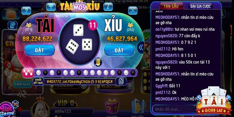 Cách tính kết quả trong game tài xỉu